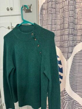 J Crew Emerald Green Sweater Small